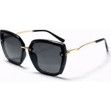 Toz Vintage Zayara Siyah Çerçeve Polarize Cam Vintage & Retro Unisex Güneş Gözlüğü