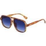 Toz Vintage Zeroma Turuncu Çerçeve Mavi Cam Vintage & Retro Unisex Güneş Gözlüğü