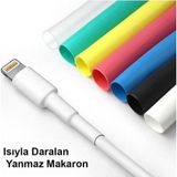 Tozlu Pazar Makaron Kablo Seti Isıyla Daralan Düzenleyici Tamir Seti 560 Parça Kablo Toplayıcı Kaplama Kiti
