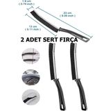 tozlupazar 2 Adet Çok Amaçlı Multi Ince Temizlik Fırçası Derz Arası Banyo Mutfak Lavabo