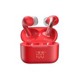 Tozo T20 Led Dijital Ekranlı Kablosuz Bluetooth Kulaklık Dark Red
