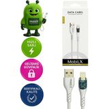 Tp 3.4A Lightning Şarj Kablosu – USB To Lightning | Örgülü Yapı | Model: Mu-09