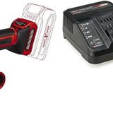 Tp-Ag 18/125 Ce Q Li - Solo, Akülü Avuç Taşlama ve Einhell 18V 4,0 Ah Pxc Starter Kit (Başlangıç Seti)