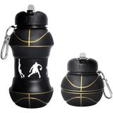 Tp Buğz Basketbol Topu Tasarımlı Akordiyon Su Şişesi