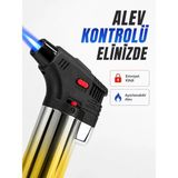 tp Buğz Çok Amaçlı Jet Alev Çakmak Kamp Mutfak ve Puro Kullanımına Uygun