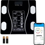 tp Buğz Dijital Baskül Yağ Ölçer Fonksiyonlu Akıllı Baskül Bluetooth Bağlantılı Tartı