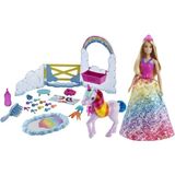 Tp Buğz GTG01 Barbie, Bebek ve Tek Boynuzlu At, Dreamtopia Hayaller Ülkesi