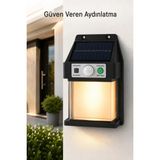 tp Buğz Güneş Enerjili Sensörlü Solar Aplik Duvar Tipi Dış Mekan Hareket Algılamalı Işık