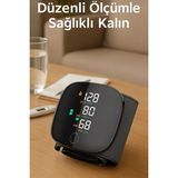 tp Buğz Koldan Ölçer Dijital Tansiyon Aleti Geniş Ekranlı Hafızalı Nabız Ölçüm Cihazı