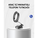 Tp Buğz Manyetik Katlanabilir Araç Telefon Tutucu – Magsafe Uyumlu, 360° Ayarlanabilir, Güçlü Mıknatıs