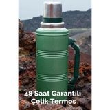 tp Buğz Paslanmaz Çelik 2.2 Litre 48 Saat Yalıtımlı Yeşil Çay Termosu Kutusuz - Spor & Outdoor