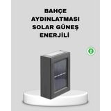 Tp Buğz Solar Dış Mekan Aplik Su Geçirmez Dayanıklı LED Aydınlatmalı