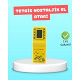 Tp Buğz Taşınabilir El Aterisi Gameboy – Klasik Tetris Oyunu, Pil ile Çalışan Mini El Konsolu