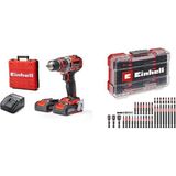 Tp-Cd 18/50 Li Bl (2x2,0 Ah), Akülü Vidalama + Einhell Bits Uç Seti 38 Parça, M-Case Kutu - 1 Adet