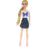 tp Cindy Doll Prenses Oyuncak Bebek 30 cm - Kelebek Elbise (Lisinya)
