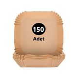 TP Company 150 Adet Airfryer Pişirme Kağıdı Kare Tabak Model Yağlı Kağıt