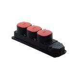 Tp Electric 3104 308 0300 3X25A Kauçuk Üçlü Grup Priz