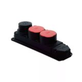 Tp Electric 3104 316 0300 3X25A Kauçuk Üçlü Grup Priz 2 (3X25) 1 (1X16)