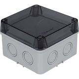 Tp Elektrik 110X110X70 (8 Çıkışlı) - Şeffaf - Vidalı Kapak H.f Ip 67 Termoplastik Buat