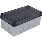 Tp Elektrik 130X220X95 (10 Çıkışlı) - Şeffaf - Vidalı Kapak H.f Ip 67 Termoplastik Buat