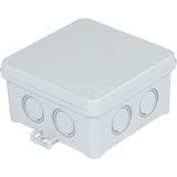 Tp Elektrik 85X85X45 (8çıkışlı)- Geçmeli Kapak H.f Alev Iletmez Ip 54 Termoplastik Buat