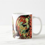Tp Halloween Pumpking Bal Kabağı Temalı Porselen Kupa Bardak - 001-Renkli - 300 ml