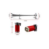 TP Hko Korna Marine Krom Tek Borulu 40cm Motorlu 24v