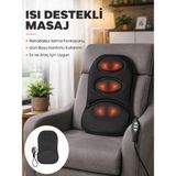 tp Isıtmalı Masaj Minderi Masaj Motoru, Kablolu Kumanda ve Çoklu Masaj Modu - Lisinya