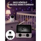 tp Kablosuz Bebek Kamera Sistemi Ninni ve Alarm Özellikli Yeni Nesil - Lisinya