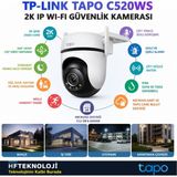 Tp-Link 2k Netlik, 360° Kapsama ve Renkli Gece Görüşüyle Tapo C520WS 2k Ip Wi-Fi Güvenlik Kamerası - 360 DERECE GÜVENLİK