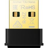 TP-Link Archer T3U, AC1300 Mbps, Çift Bant, USB 2.0, Nano Wi-Fi 5 USB Adaptör - Standart