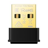 TP-Link Archer T3U Nano | Wi-Fi 5 Nano USB Adaptör | AC1300 Mbps | Dual-Band | MU-MIMO | Nano Tasarım | Windows & Mac Uyumlu