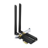 TP-Link Archer TX50E, AX3000 Mbps Wi-Fi 6 Bluetooth 5.0 PCIe Ağ Kartı, Anten, 1024-QAM,OFDMA 160 MHz Bant Genişliği, Ultra Düşük Gecikme, Intel Wi-Fi 6 Yonga Seti, Windows 10/11'i Destekler