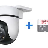 TP-Link C510W Tapo 2K Dış Mekan Wi-Fi Güvenlik Kamerası+128GB Sandisk Microsdxc