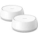 Tp-Link Deco BE3600 Wi-Fi 7 Mesh Wifi (2 Paket), 3,6 Gbps Wifi Çift Bantlı Router ve Repeater, Ünite Başına 2× Gigabit Bağlantı Noktası, Mlo, Wpa3, Vpn, Ebeveyn Denetimleri, 2-3 Yatak Odalı Evler Için - Beyaz