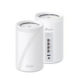 Tp-Link Deco BE63 Üç Bantlı Wifi 7 BE10000 Tüm Ev Mesh Sistemi - 6 Akışlı 10 Gbps, 4x2.5g Bağlantı Noktaları Kablolu Ana Taşıyıcı, 4x Akıllı Dahili Antenler, Vpn, Mu-M...