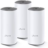 Tp-link Deco E4 (3-Pack) Wi-Fi 5 Mesh Ac1200 Mbps Fiber Destekli Çift Bant 100 Port Cihaz 370 m² Kapsama Wpa3 Mobil Kurulum