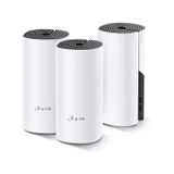 Tp-link Deco M4 (3-Pack) Wi-Fi 5 Mesh Ac1200 Mbps Fiber Destekli Çift Bant Gigabit Port 100 Cihaz 370 m² Kapsama Wpa3 Mobil Kurulum
