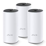TP-Link Deco M4(3-pack), AC1200 Mbps, Dual-Band, Gigabit Portları, 100 Cihaza Kadar Bağlanılabilirlik, 370 m²'ye Kadar Kapsama, Mobil Uygulama ile Kolay Kurulum, Wi-Fi 5 Mesh Sistemi