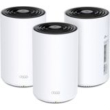 TP-Link Deco PX50 (3-Pack) | Wi-Fi 6 Powerline & Mesh Sistemi | AX3000 Mbps Hız | Fiber Uyumlu | Çift Bant | AI-Roaming | Gigabit Port | 150 Cihaz | 600 m² | WPA3 | Mobil Uygulama ile Kolay Kurulum