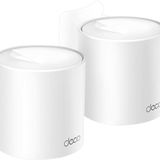 Tp-link Deco X10 (2-Pack) Wi-Fi 6 Mesh Ax1500 Mbps Fiber Destekli Çift Bant Gigabit Port 120 Cihaz 360 m² Kapsama Wpa3 Mobil Kurulum