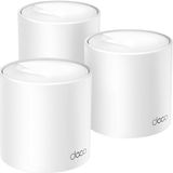 Tp-link Deco X10 (3-Pack) Wi-Fi 6 Mesh Ax1500 Mbps Fiber Destekli Çift Bant Gigabit Port 120 Cihaz 520 m² Kapsama Wpa3 Mobil Kurulum