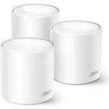 TP-Link Deco X10(3-pack), AX1500 Mbps, 520 m²'ye kadar Kapsama Alanı, 120 Cihaza Kadar Bağlantı, Gigabit Portlu, Mobil Uygulama ile Kolay Kurulum,Yapay Zeka Destekli Wi-Fi 6 Mesh Sistemi