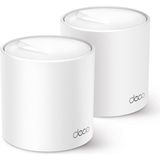 TP-Link Deco X50 (2-Pack) | Wi-Fi 6 Mesh Sistemi | AX3000 Mbps Hız | Fiber Uyumlu | Çift Bant | Gigabit Port | 150 Cihaz | 460 m² Kapsama | WPA3 | Mobil Uygulama ile Kolay Kurulum