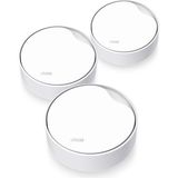 TP-Link Deco X50-PoE(3-pack) PoE Destekli Wi-Fi 6 Mesh Sistemi | AX3000 Mbps Hız | Fiber Uyumlu | Çift Bant | 2.5 Gbps Port | 150 Cihaz | 600 m² Ka...
