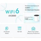 Tp-Link Deco X55 Ax3000 Tüm Ev İçin Mesh Wi-Fi Sistemi
