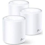 TP-Link Deco X60 (3-Pack) | Wi-Fi 6 Mesh Sistemi | AX5400 Mbps Hız | Fiber Uyumlu | Çift Bant | Gigabit Port | 150 Cihaz | 650 m² Kapsama | WPA3 | Mobil Uygulama ile Kolay Kurulum