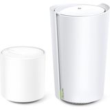 TP-Link Deco X73-DSL(2-pack), AX5400 Mbps, Dual-Band, Gigabit Ethernet Portları, 150 Cihaza Kadar Bağlantı, 490 m² 'ye Kadar Kapsama, Fiber Destekli Wi-Fi 6 VDSL Mesh Modemi