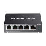 TP-Link DS105GP 5 Port 10-100-1000 PoE+ Çelik Kasa Rack Mount Switch