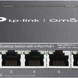 TP-Link DS106P Omada 6 Port 10/100 4xPoE 67W Yönetilemez Switch